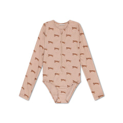 Swim Essentials | Schwimmanzug Mädchen | Leopard Animals