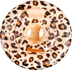 Swim Essentials | Baby-Schwimmsitz | 0-1 Jahre | Beige Leopard