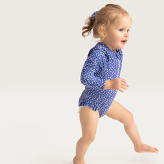 Swim Essentials | Schwimmanzug Mädchen | 62/68 | Blue Leopard