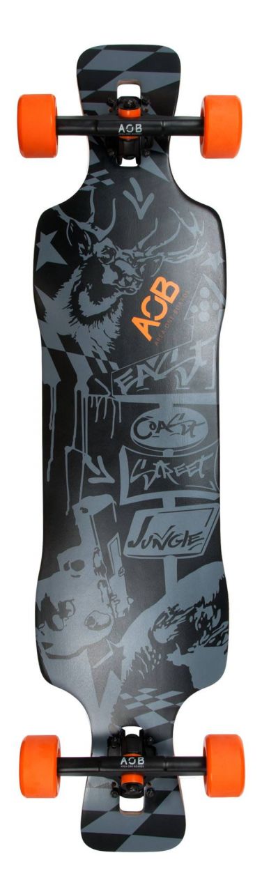 AOB | Longboard | 38.5 Zoll | Black Shot
