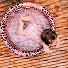 Swim Essentials | Piscina per bebè | 60 cm | Leopardato Oro Rosa