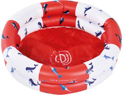 Swim Essentials | Piscine Bébé | 60cm | Rouge Blanc Baleine