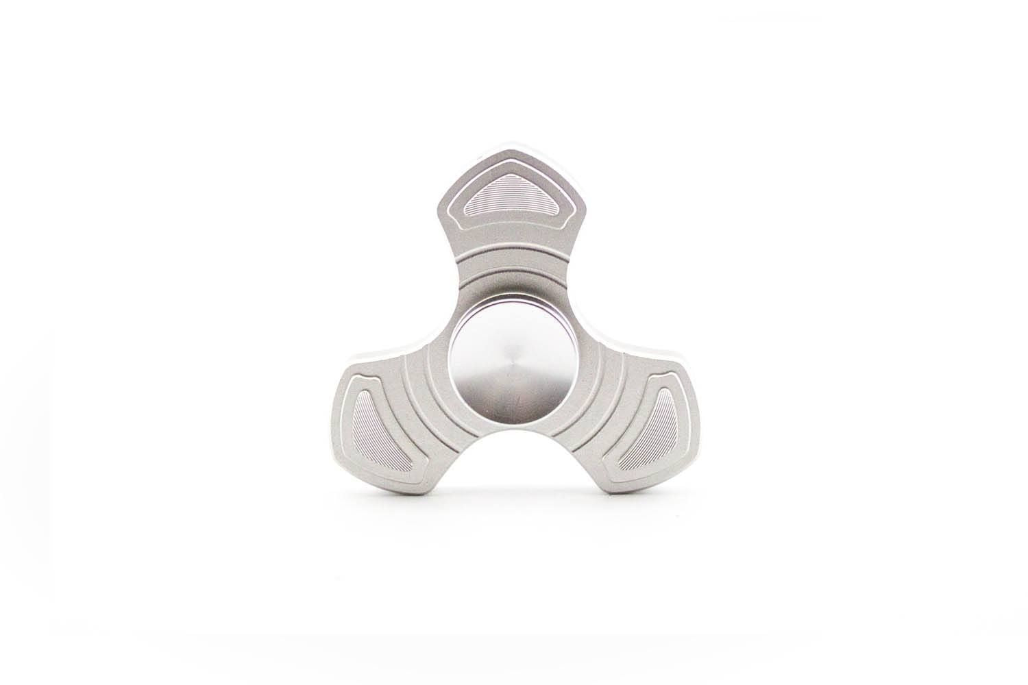Fidget Spinner | Aluminium | Silber