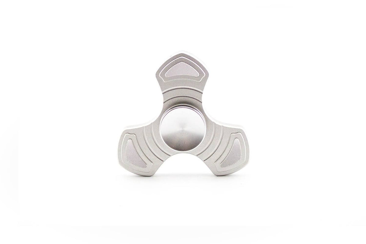 Fidget Spinner | Aluminium | Silber