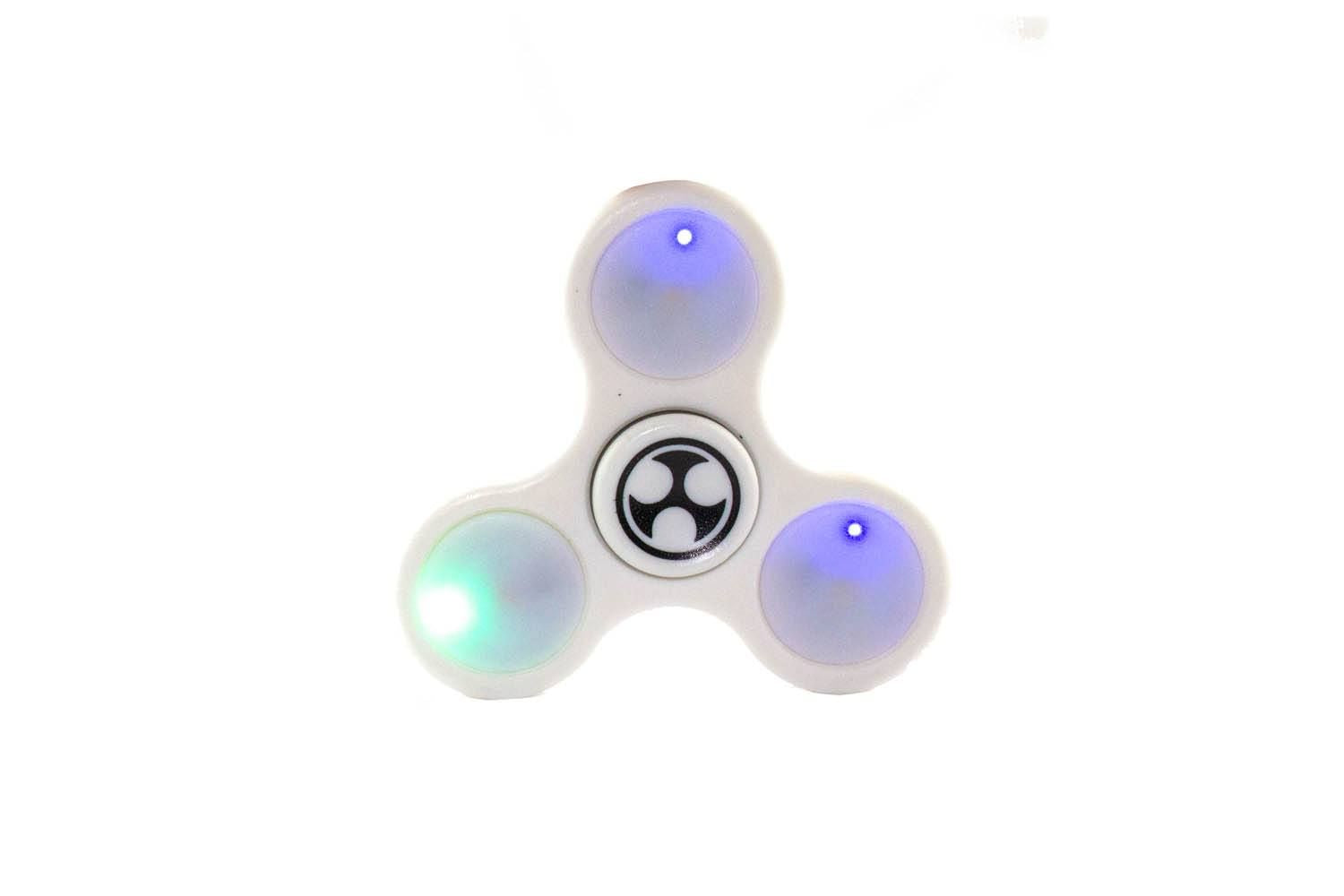 Fidget Spinner | LED | Weiss