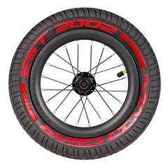 Madd Gear | Luftreife Metro Glide | 12 Zoll  | Schwarz rot