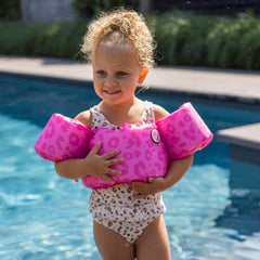 Swim Essentials | Braccioli Puddle Jumper | 2-6 anni | Pink Leopard