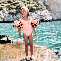 Swim Essentials | Braccioli | 2-6 anni | Rose Gold Leopard