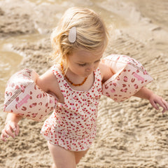 Swim Essentials | Brassards de natation | 0-2 ans | Old Pink Leopard
