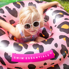 Swim Essentials | Schwimmring | 90cm | Rose Gold Leopard